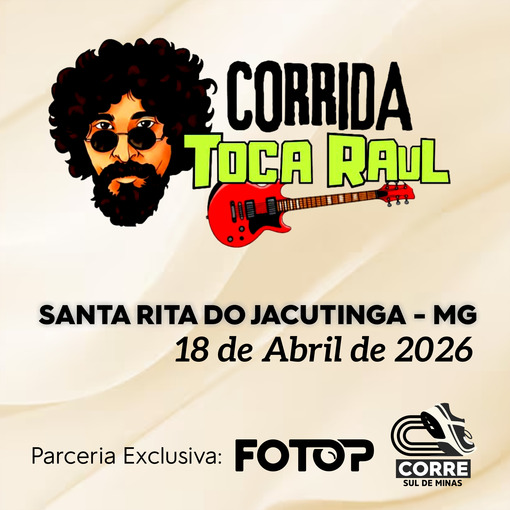 Event cover Corrida toca Raul - Santa Rita de Jacutinga