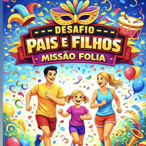 Copertura dell'evento Corrida pais e filhos - miss�o folia