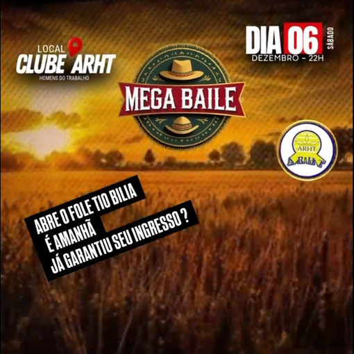 Event cover BAILE DE FORMATURA ACADEMIA DE DANAS GACHAS CAMPEIROS DA TRADIO (06/12/2025)