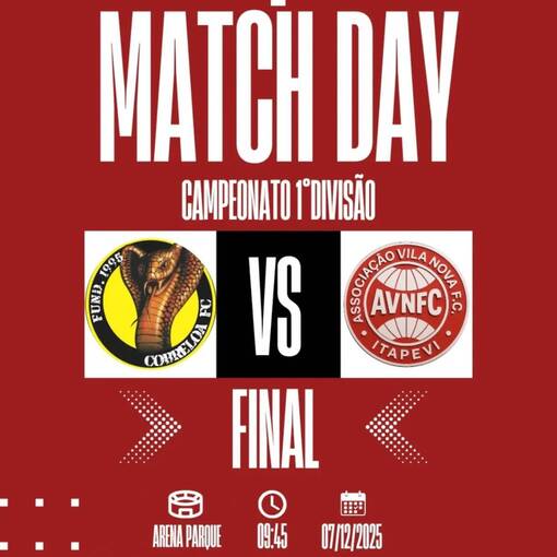 Event cover Final 1 Diviso - Campeonato Municipal 2025 I Cobreloa X Vila Nova