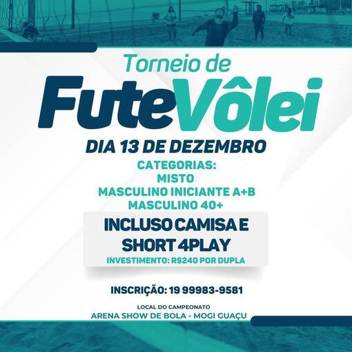 Event cover Torneio Futev�lei - Arena Show de Bola MOGI GUA�U