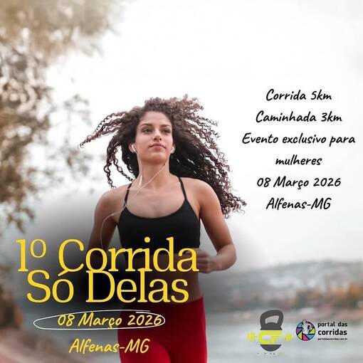 Event cover 1� Corrida S� Delas - Alfenas