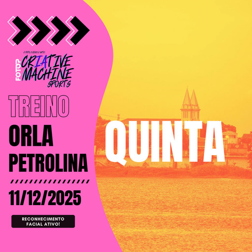 Capa do evento TREINO ORLA PETROLINA - QUINTA FEIRA