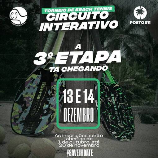 Event cover CI - Circuito Interativo de Beach Tennis - 3 Etapa 