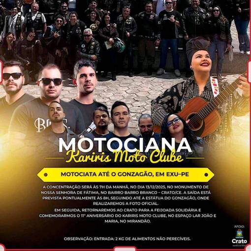 Event cover Motociata kariris MotoClube