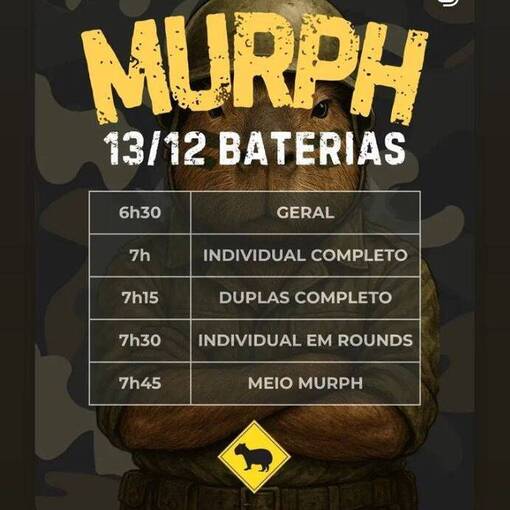 Copertura dell'evento MURPH DE NATAL/ CTENGENHO