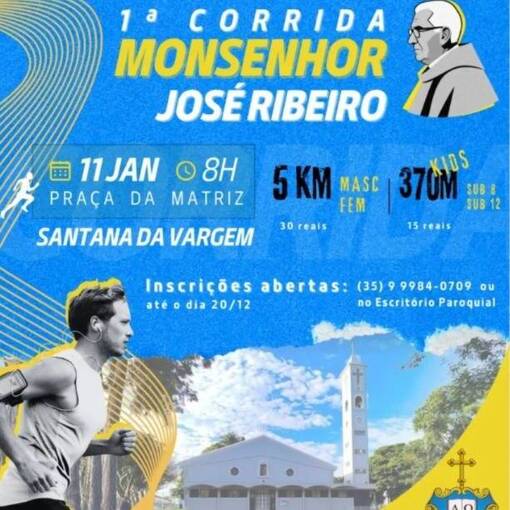 Event cover 1� Corrida Monsenhor Jos� Ribeiro