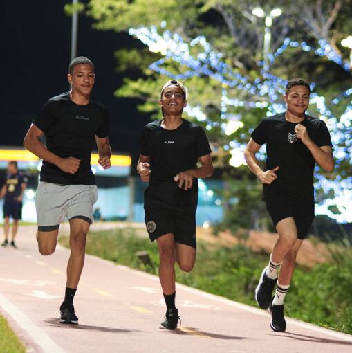 Capa do evento Treino no bosque dos jacars - marginal do riacho Piau - noite de sexta feira