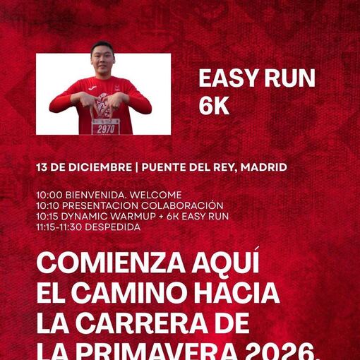 Copertura dell'evento Easy Run 6K La Carrera de la Primavera 2026
