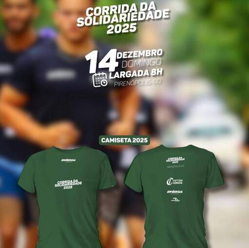 Capa do evento Corrida da Solidariedade 2025
