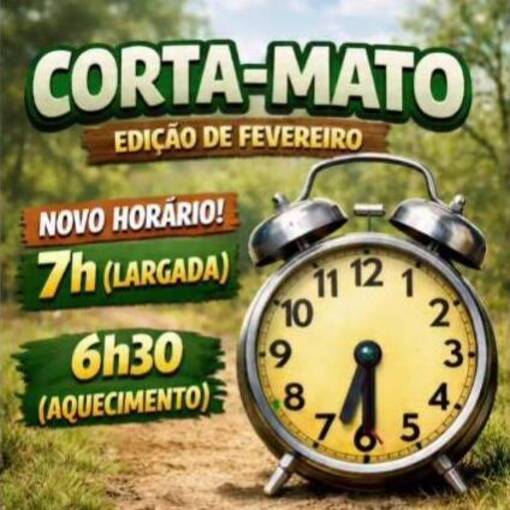 Capa do evento Corrida Corta Mato - Fevereiro