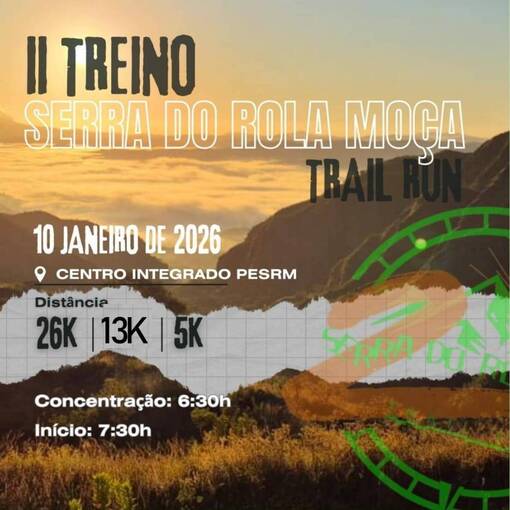 Event cover II TREINO  SERRA DO ROLA MO�A TRAIL RUN