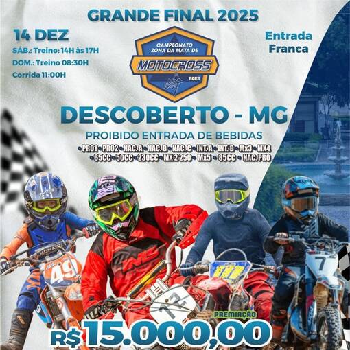 Event cover Final da Copa Zona da Mata de Motocross