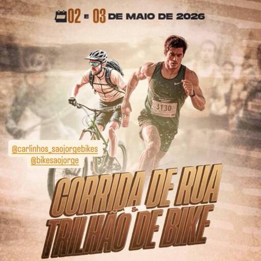 Event cover CORRIDA DE RUA S�O JORGE BIKES - ITAPECERICA