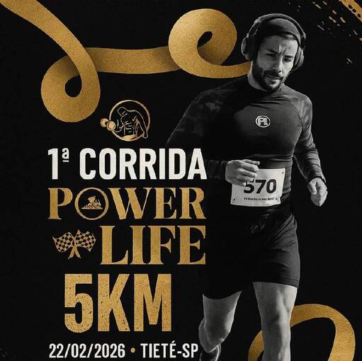 Event cover 1� Corrida Power Life | Tiet�-SP