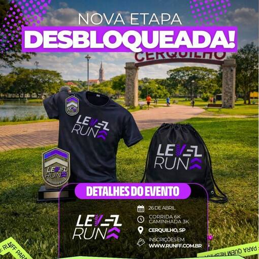 Event cover Level Run 2026 | Cerquilho-SP