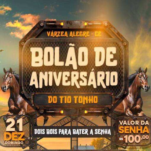 Event cover Bol�o de anivers�rio do Tio Tonho