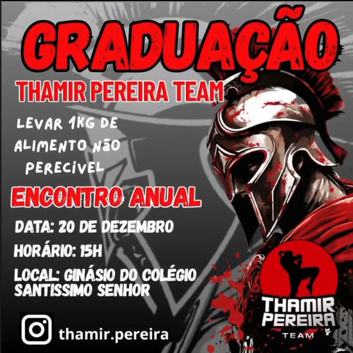 Event cover Gradua��o Thamir Pereira Team