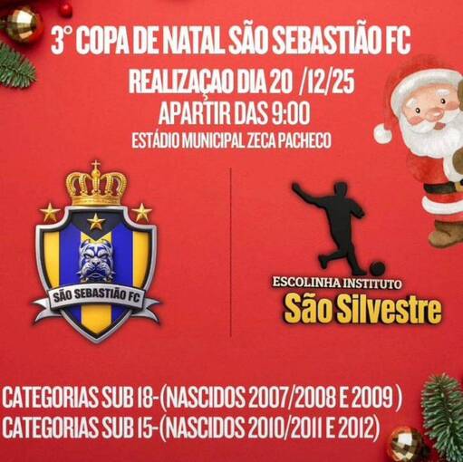 Event cover 3 copa de natal sao sebastao fc