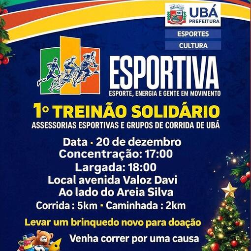 Event cover 1� Trein�o Solid�rio Esportiva