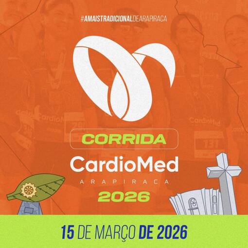 Event cover Corrida CardioMed 2026 - Arapiraca/AL