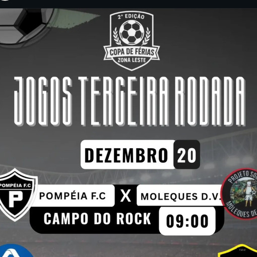 Couverture de l'�v�nement COPA FERIAS - POMPEIA X MOLEQUES DE VILA
