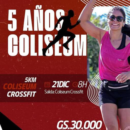 Event cover CORRIDA 5 ANOS - COLISEUM
