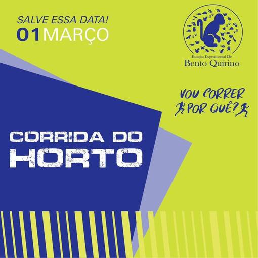 Event cover Corrida do Horto Bento Quirino 2� Edi��o | S�o Sim�o-SP