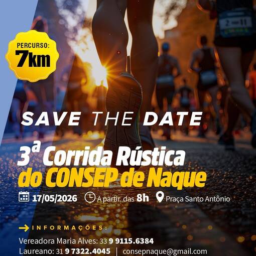 Event cover 3� Corrida R�stica do CONSEP de Naque 