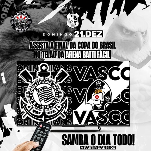 Portada del evento S.C Batti F�cil Recebe Torcida do Corinthians 
