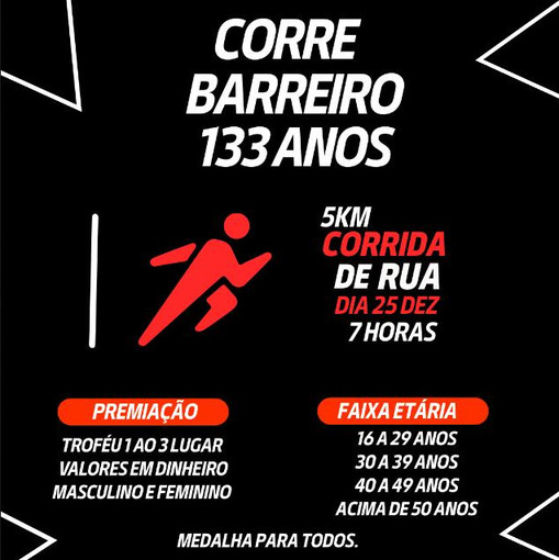 Couverture de l'événement Corrida do Barreiro