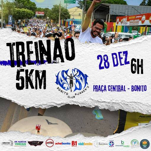 Event cover TREIN�O 5KM - BONITO MS 