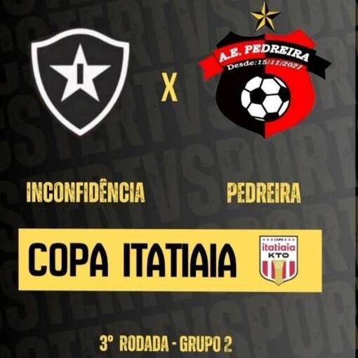 Event cover Inconfidência X Pedreira