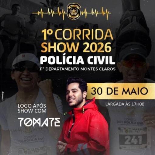Event cover 1� Corrida Show PC & Voc� - A Corrida da Pol�cia Civil de Montes Claros