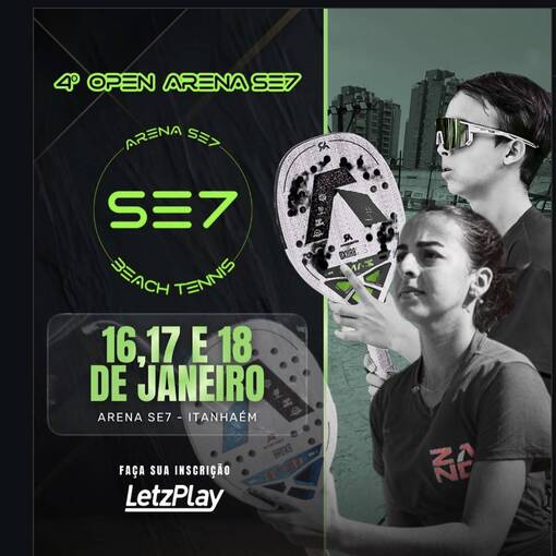 Event cover 4� OPEN ARENA SE7 Beach Tennis - Itanha�m 