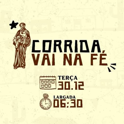 Event cover CORRIDA VAI NA F� CURA��