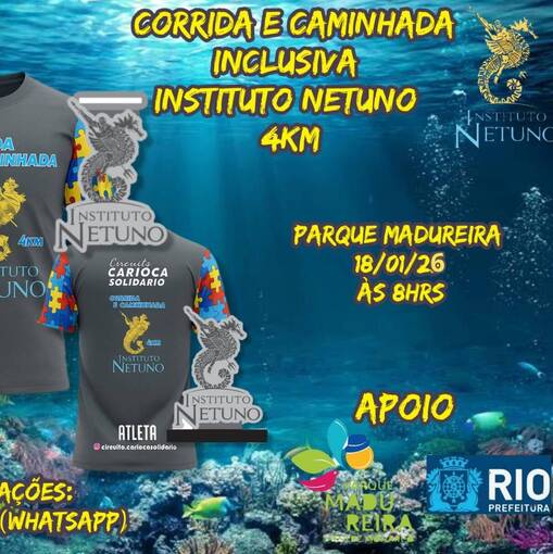 Event cover 1� Corrida e Caminhada Inclusiva Instituto Netuno