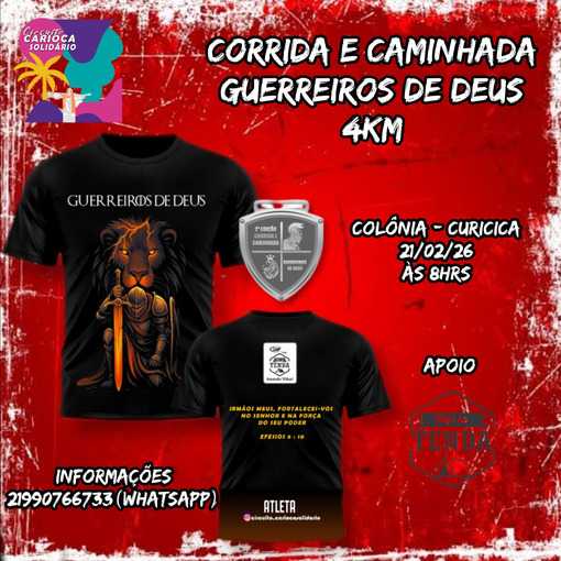 Event cover Corrida e Caminhada Guerreiros de Deus 2� Edi��o