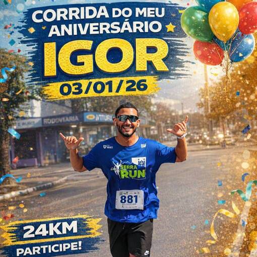 Event cover Corrida de Aniversario Igor