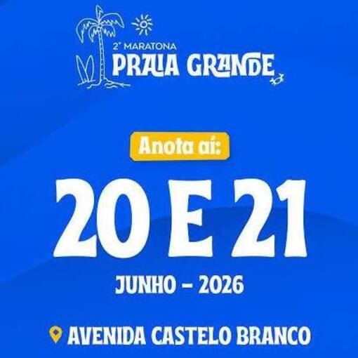 Couverture de l'�v�nement 2� Maratona internacional de Praia Grande - Domingo 