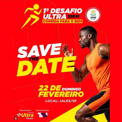 Event cover 1� Desafio Ultra - Corrida para o bem - Jales