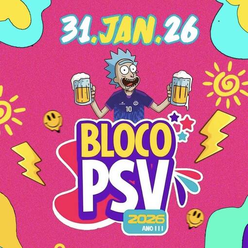 Event cover Bloco PSV 2026 - Jata�ba/PE