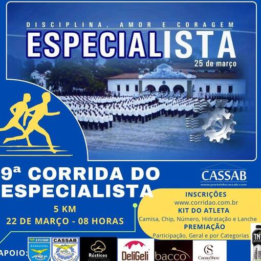 Event cover 9� Corrida do Especialista 