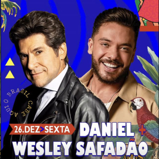 Copertura dell'evento ESTA��O VER�O - DANIEL - WESLEY SAFADAO