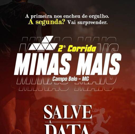Event cover 2� CORRIDA MINAS MAIS - CAMPO BELO MG