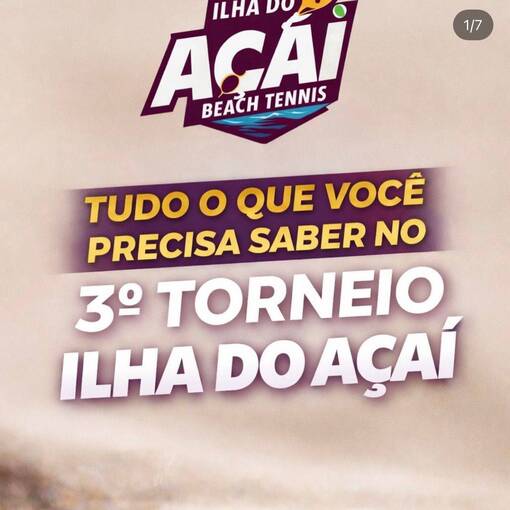 Event cover 3� Torneio Ilha do A�a� de Beach Tennis