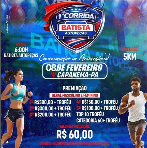 Event cover 1 CORRIDA BATISTA AUTO PE�AS