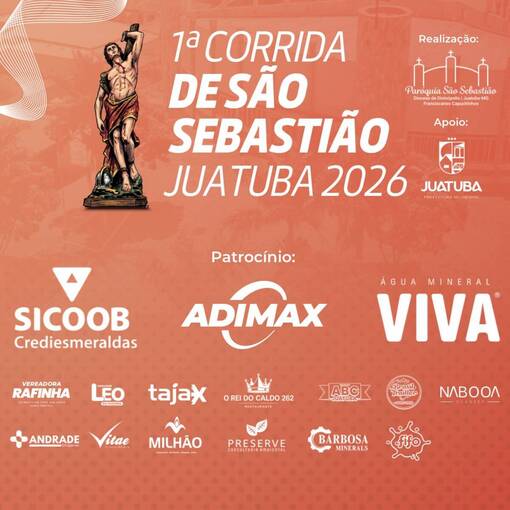 Event cover 1� Corrida de S�o Sebasti�o em Juatuba
