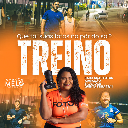Event cover TREINO DA TARDE - JARDIM ARMA��O - QUINTA FEIRA 08.01.26