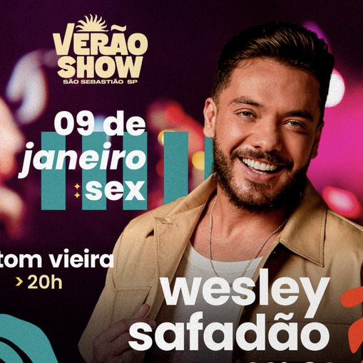 Event cover VER�O SHOW - S�O SEBASTI�O - WESLEY SAFAD�O
